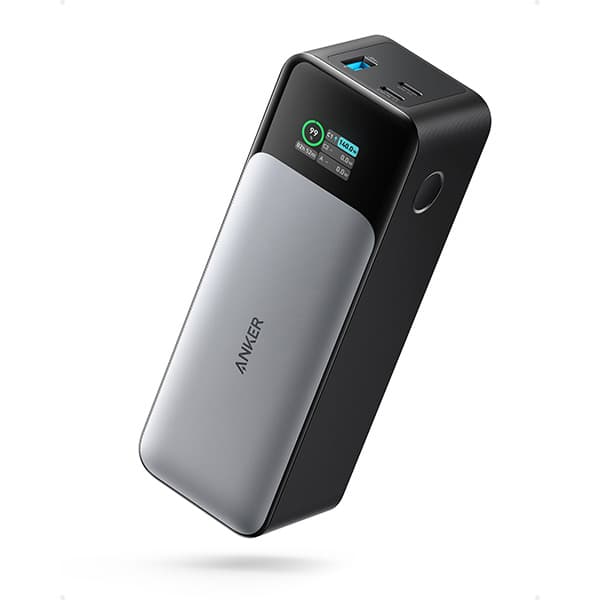 Anker 737 PowerCore 24K - بطارية محمولة موصى بها لمندوبي Wolt Anker 737 PowerCore 24K - بطارية محمولة 24000mAh 140W مع شاشة رقمية لمندوبي Wolt. المنتج الأكثر توصية للنوبات الطويلة.