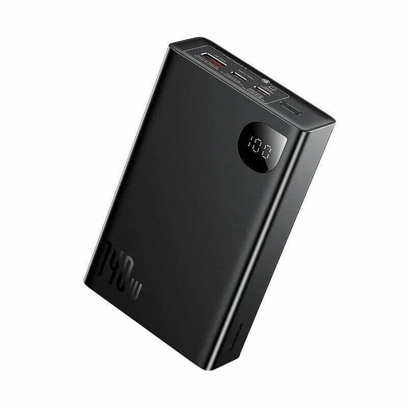 Baseus 140W Power Bank - بطارية محمولة بـ 3 منافذ Baseus 140W 24000mAh Power Bank - بطارية محمولة بـ 3 منافذ لمندوبي Wolt. مثالية لشحن عدة أجهزة في وقت واحد.