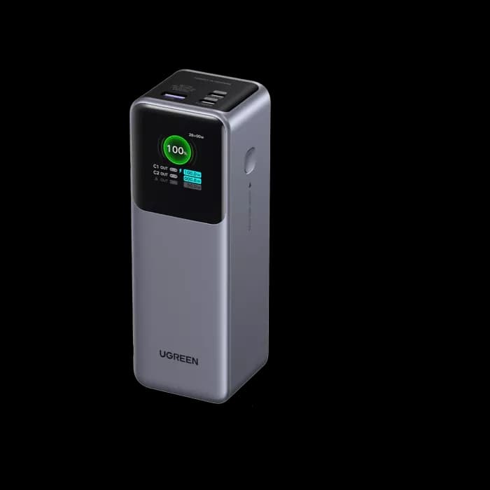 Ugreen Nexode 200W - بطارية محمولة للابتوب Ugreen Nexode 200W 25000mAh Power Bank - بطارية محمولة للابتوب لمندوبي Wolt. الأقوى في القائمة بقوة 200W.