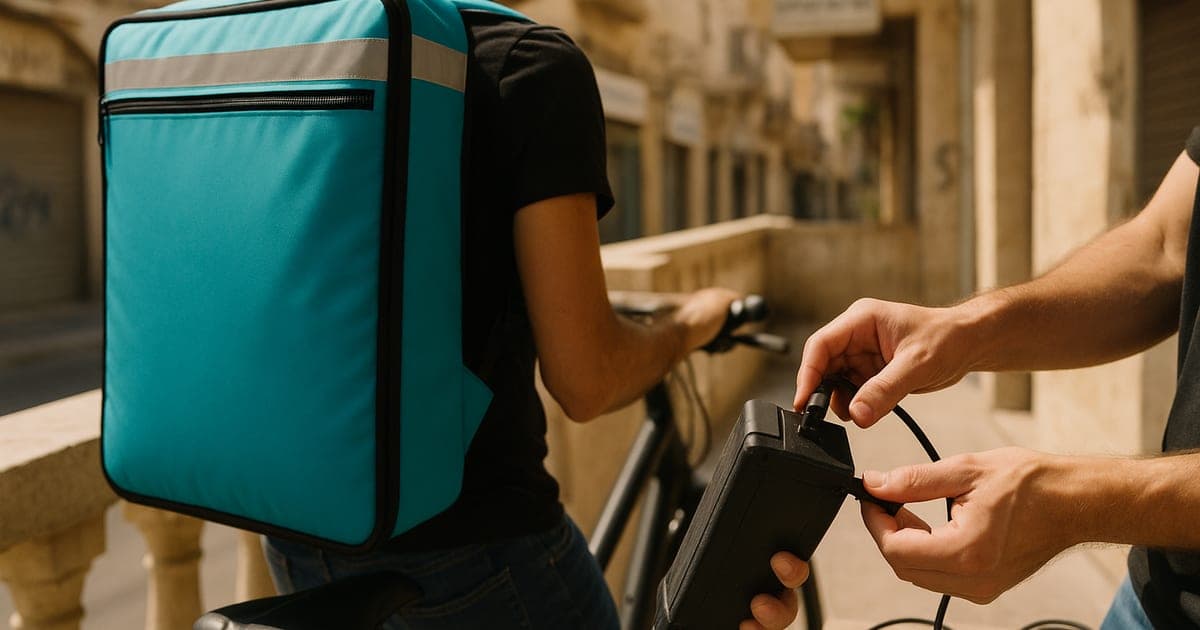 תחזוקת סוללת אופניים חשמליים בקיץ ובחורף — מדריך לשליחי Wolt